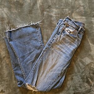 American Eagle Distressed Flare Jeans